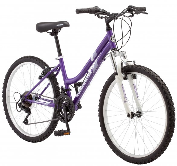 Roadmaster 24\" Granite Peak Girls Mountain Bike, Purple