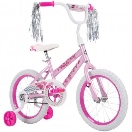 Huffy 16" Sea Star Kids Bike for Girls', Pink