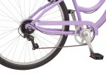 Schwinn Brookline cruiser bike, 27.5-inch wheels, 7 speeds, womens, purple