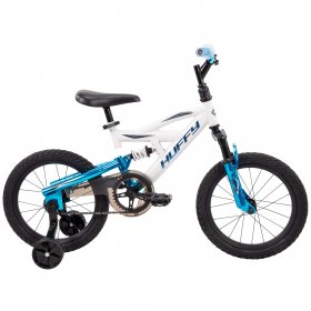 Huffy 16" DS 1600 Boys' Bike for Kids with EZ Build, White