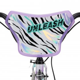 Huffy 18-inch Unleash Girls' Bike for Kids, Purple