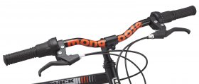 Mongoose Mack Mag Wheel Mountain Bike, 26" Wheels, 21 Speeds Shimano Revo Twist Shifters, Men's Frame