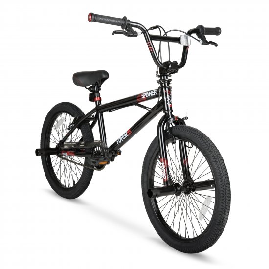 Hyper 20\" Spinner BMX Bike, Gloss Black