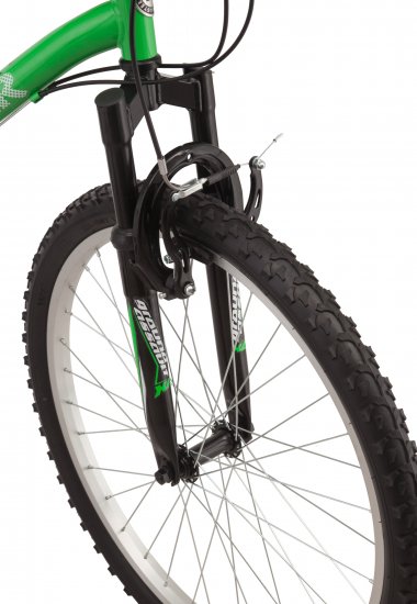 Roadmaster Granite Peak Mountain Bike, 24-inch wheels, Boys style, Green