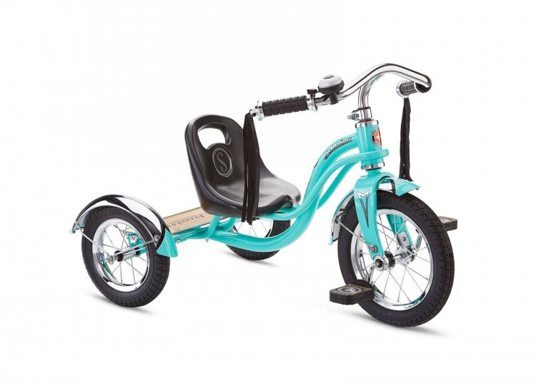 Schwinn Roadster Tricycle for Toddlers and Kids Classic Tricycle Teal