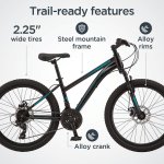 Schwinn Sidewinder mountain bike, 24-inch wheels, 21 speeds