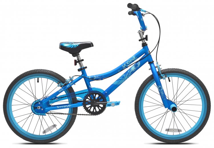 Kent 20\" 2 Cool BMX Girl\'s Bike, Blue