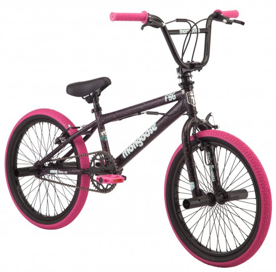 Mongoose FSG BMX Bike, 20-inch wheels, single speed