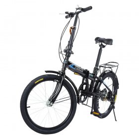 Botrong Leisure 20inch 7 Speed City Folding Mini Compact Urban Bicycle