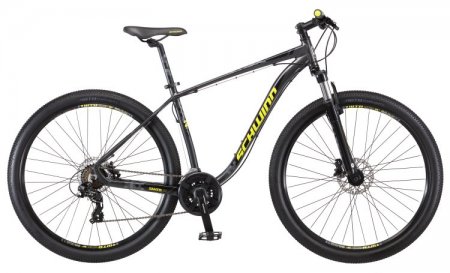 Schwinn Santis Mountain Bike, 24 speeds, 29 inch wheels, Grey, mens sizes