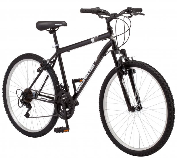 Roadmaster Granite Peak Men\'s Mountain Bike, 26-inch wheels, black