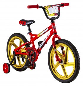 Schwinn Mototrax Boy's Sidewalk Bike, 18-inch mag wheels, ages 5 - 7, Red