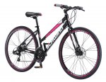 Schwinn Kempo Hybrid Bike, 700c wheels, 21 speeds, womens frame, black